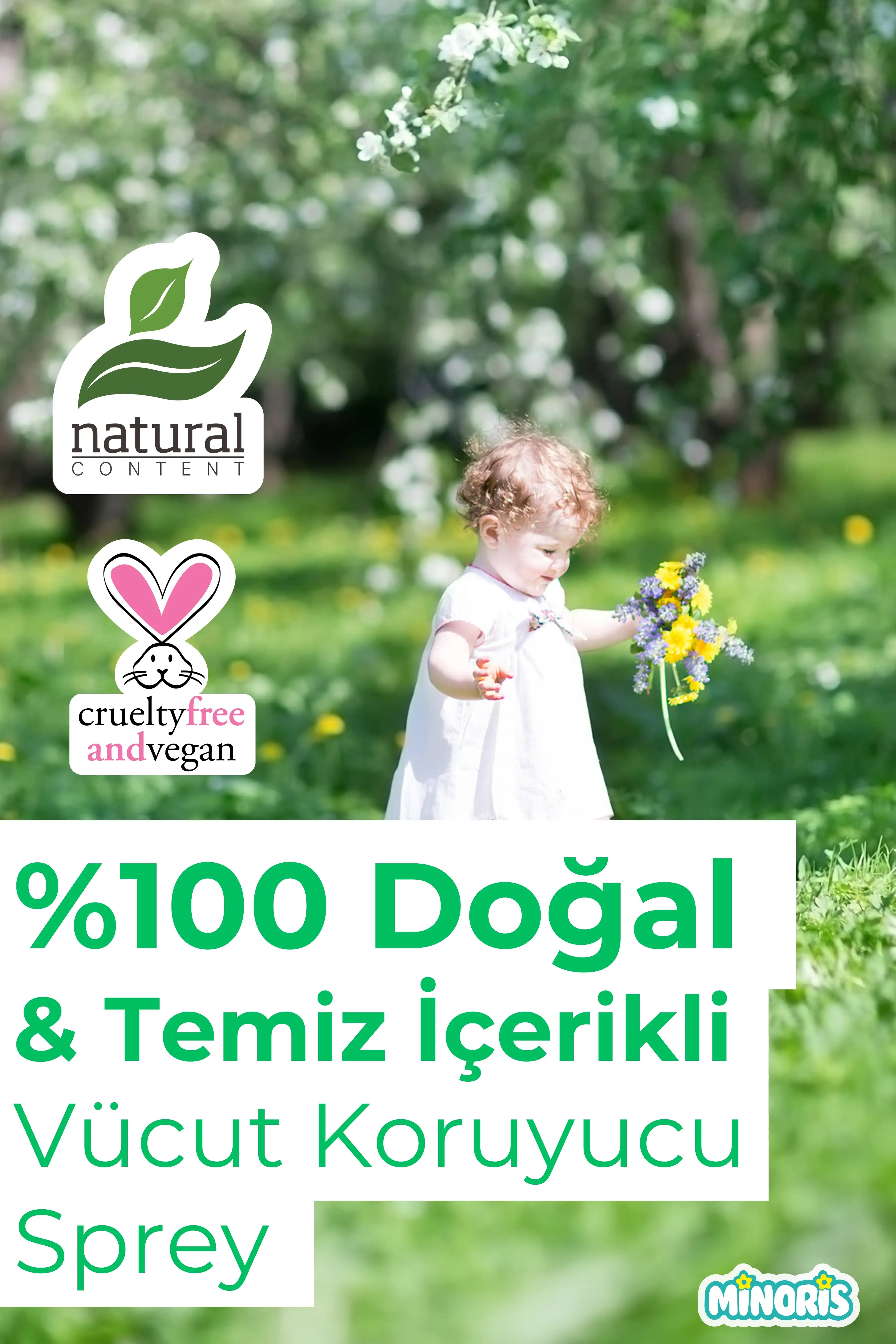 Minoris Baby Koruyucu Vücut Spreyi 100 ml