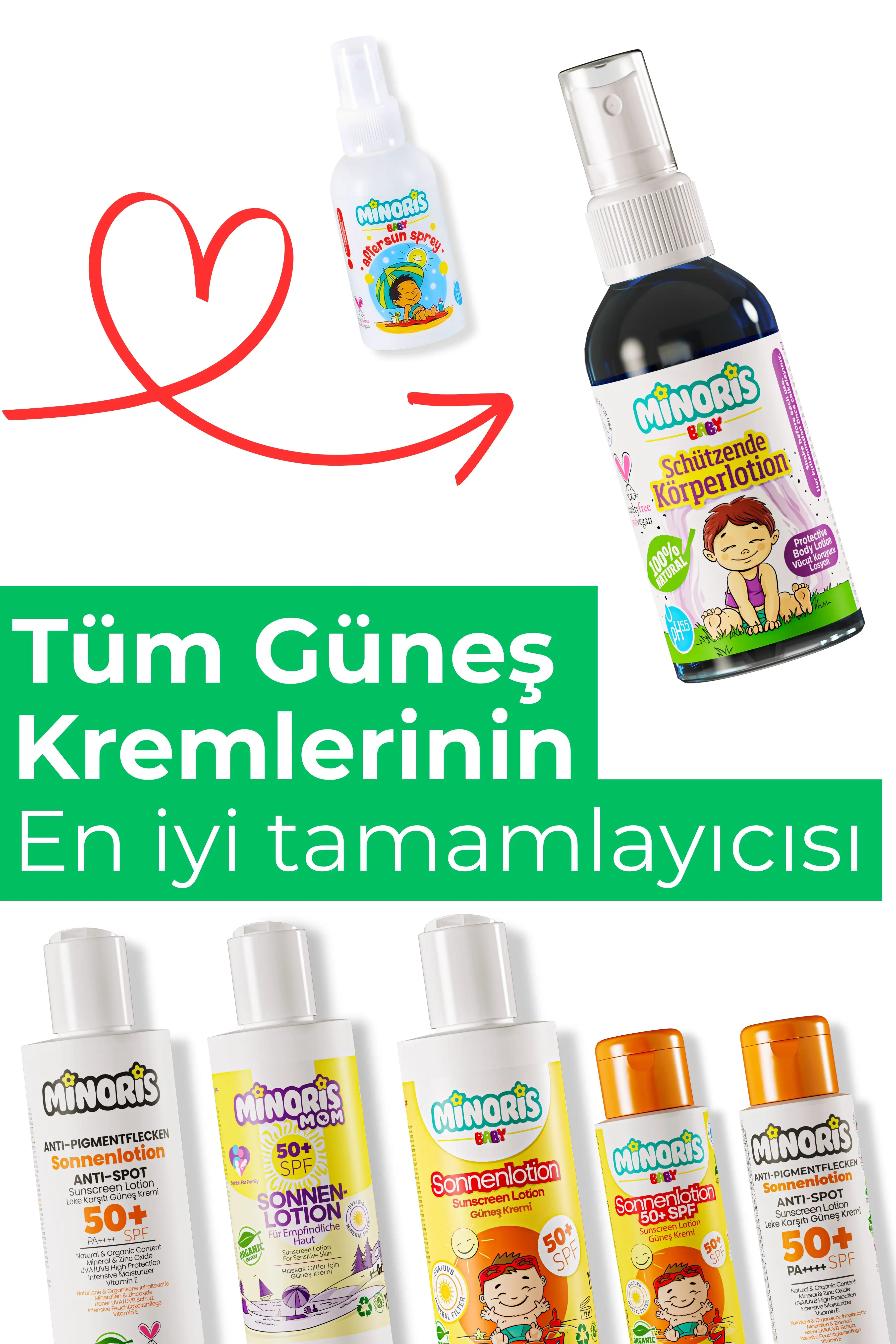 Minoris Baby Koruyucu Vücut Spreyi 100 ml