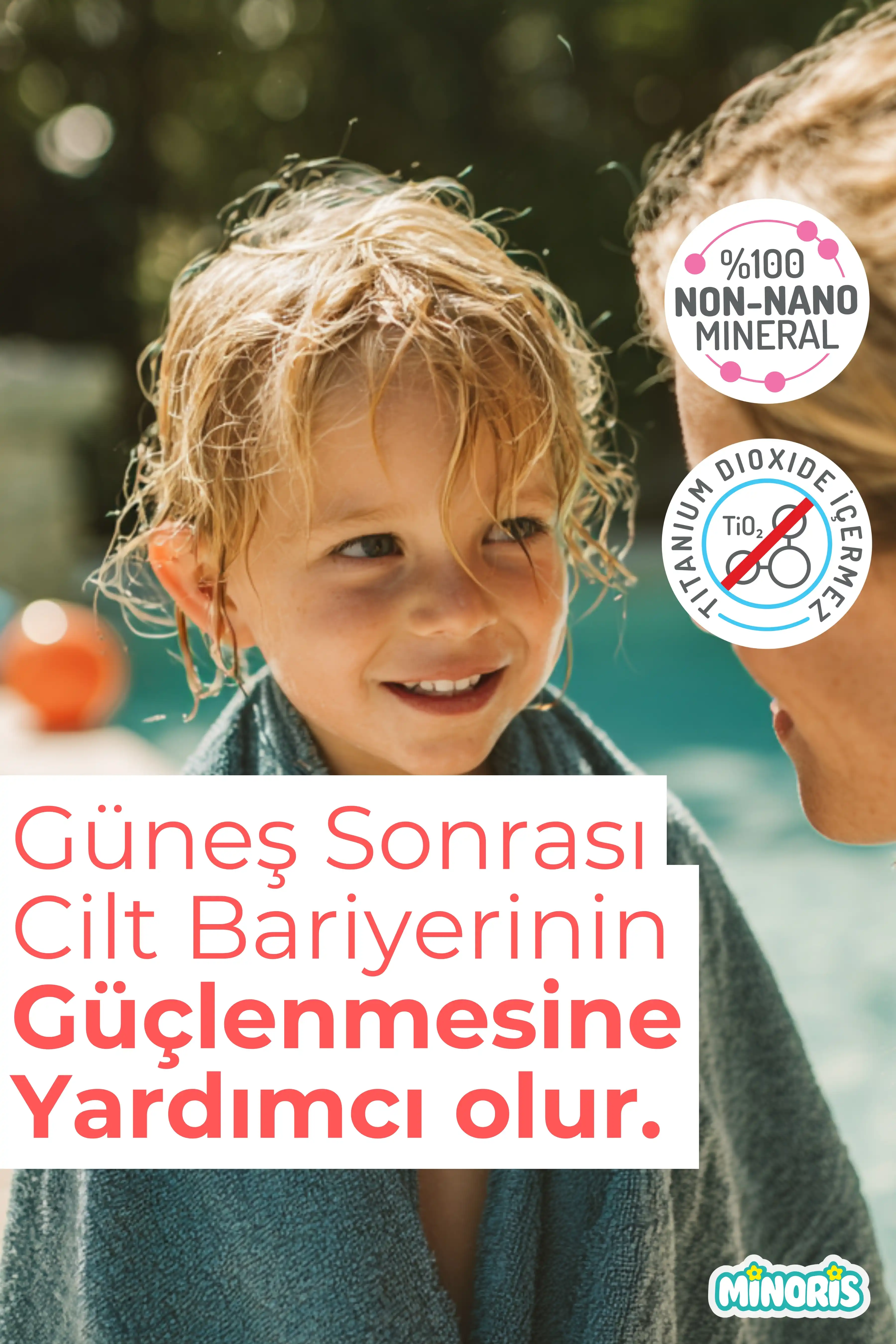 Minoris Baby Organik After Sun Sprey ve Güneş Sonrası Yoğun Nemlendirici 100 ml