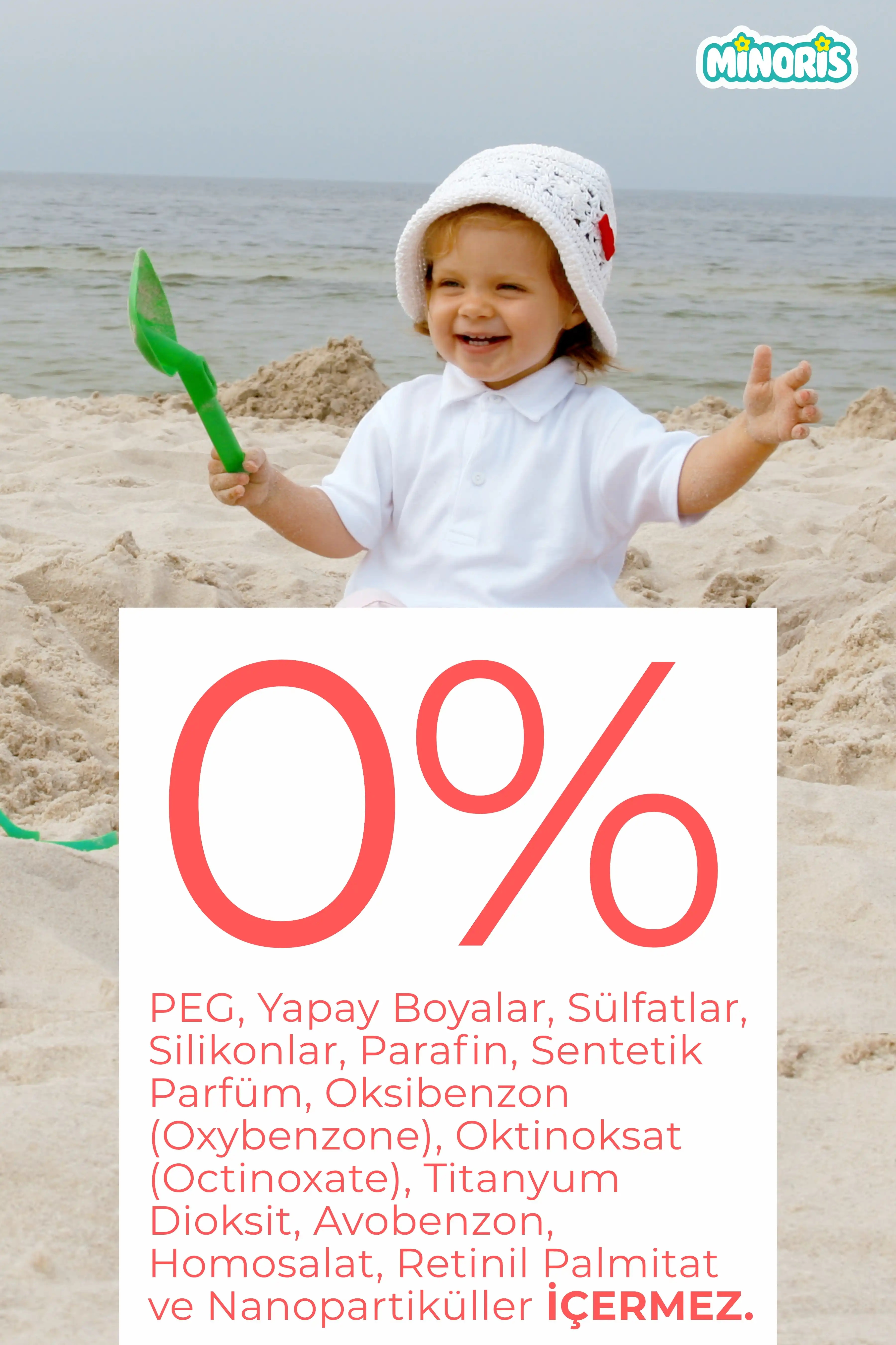 Minoris Baby Organik After Sun Sprey ve Güneş Sonrası Yoğun Nemlendirici 100 ml
