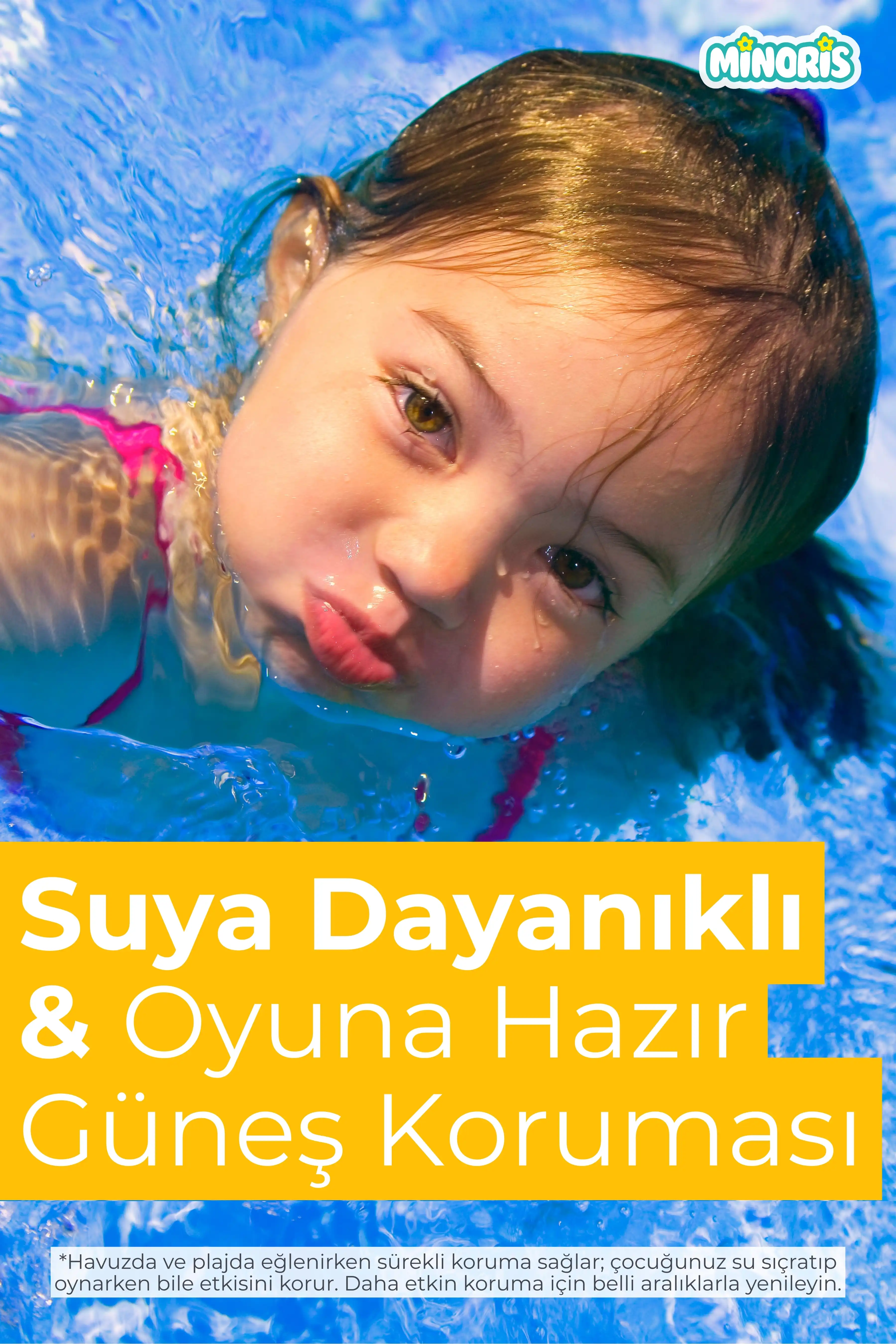 Minoris Baby Organik Bebek Güneş Kremi SPF50+ 50 ml