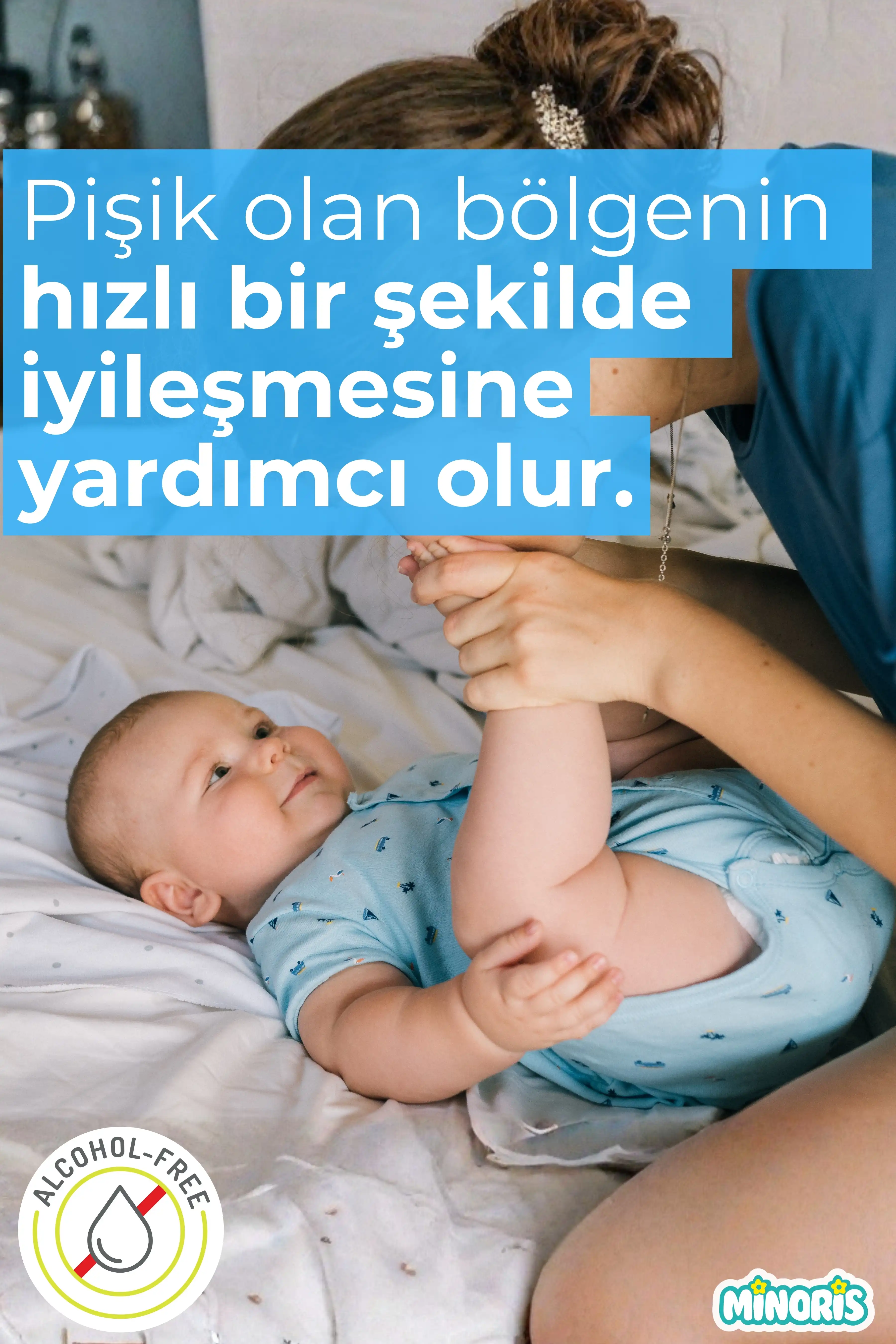 Minoris Baby Organik Bebek Pişik Kremi 55 gr