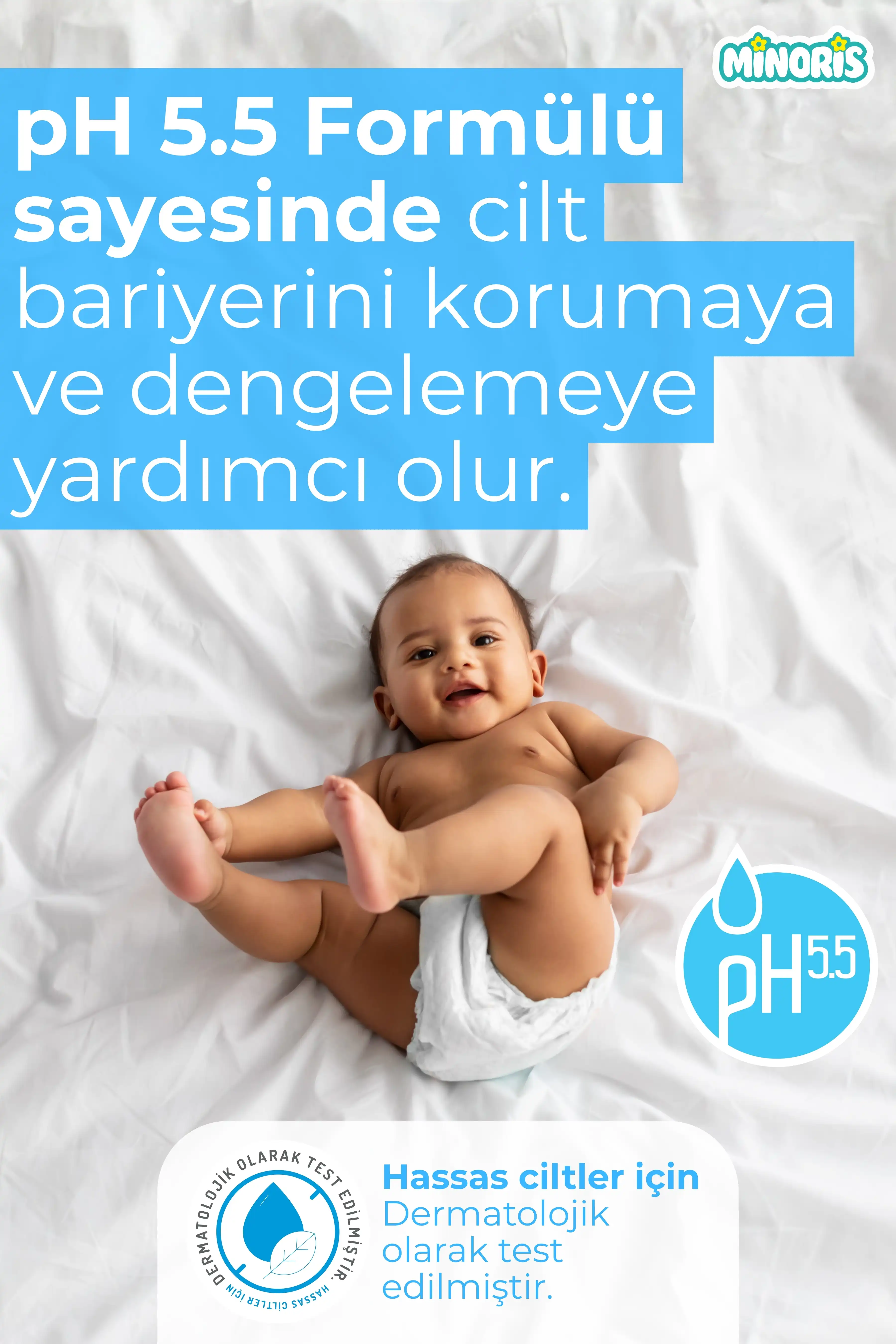 Minoris Baby Organik Bebek Pişik Kremi 55 gr