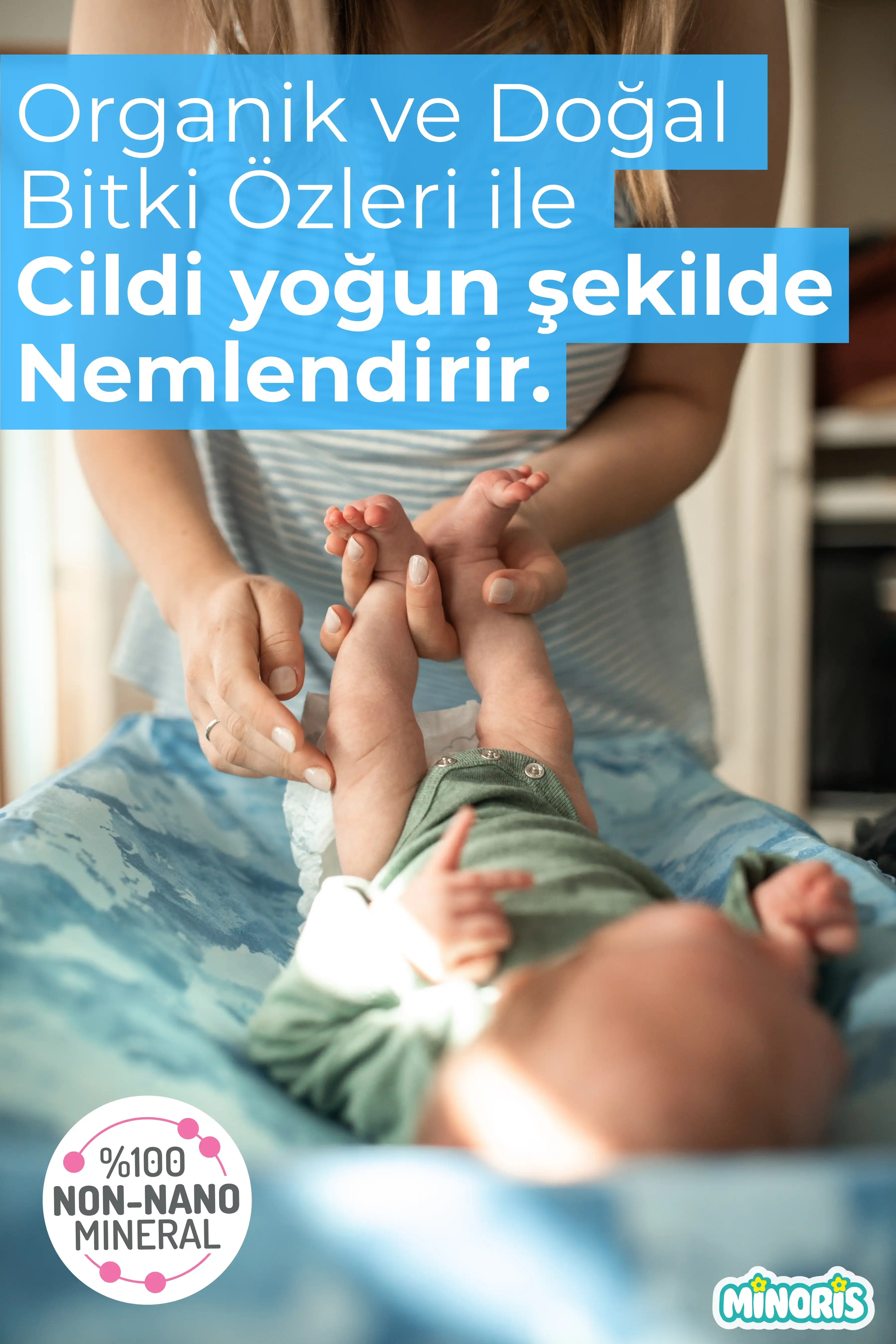 Minoris Baby Organik Bebek Pişik Kremi 55 gr