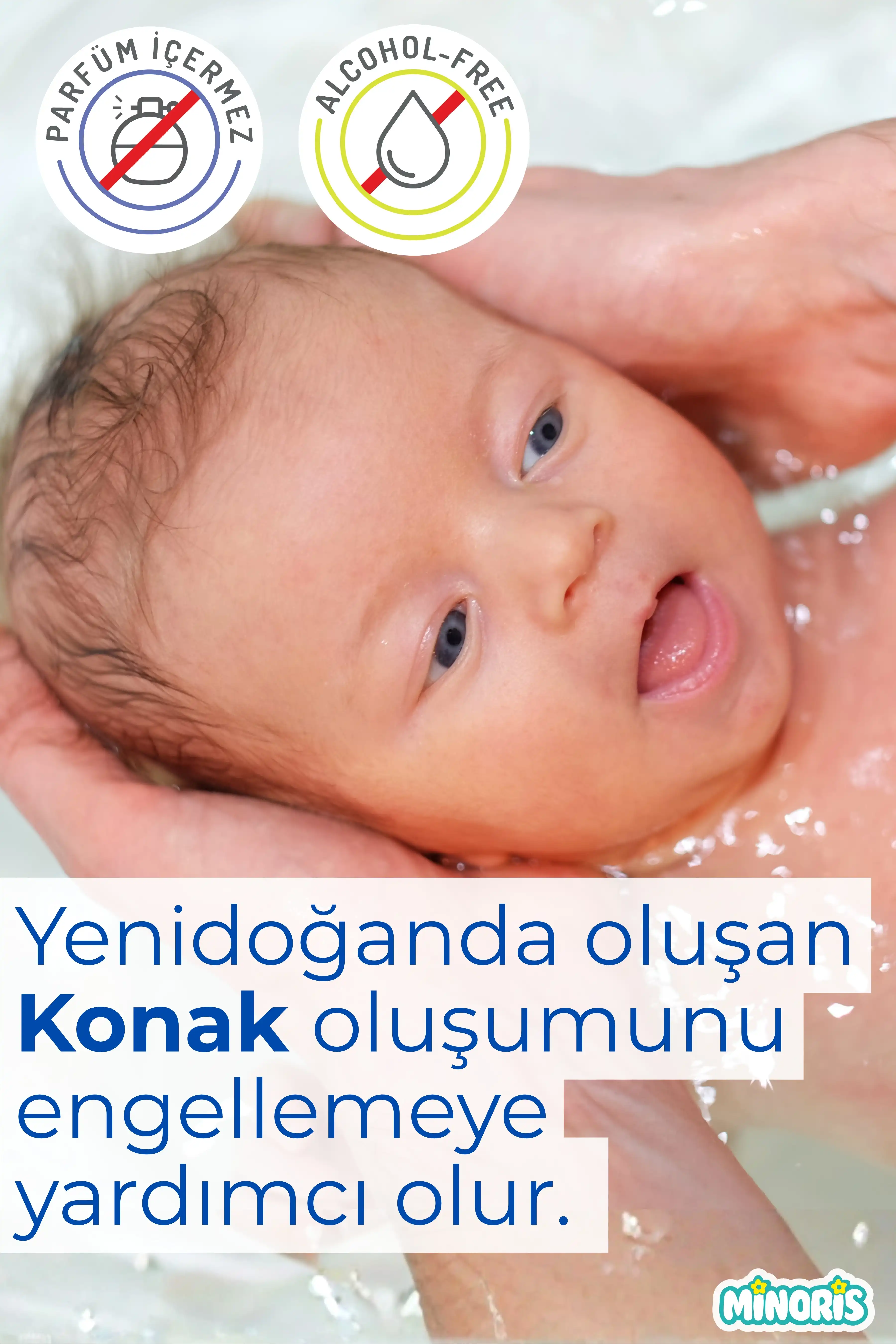 Minoris Baby Organik Bebek Saç ve Vücut Şampuanı 400 ml