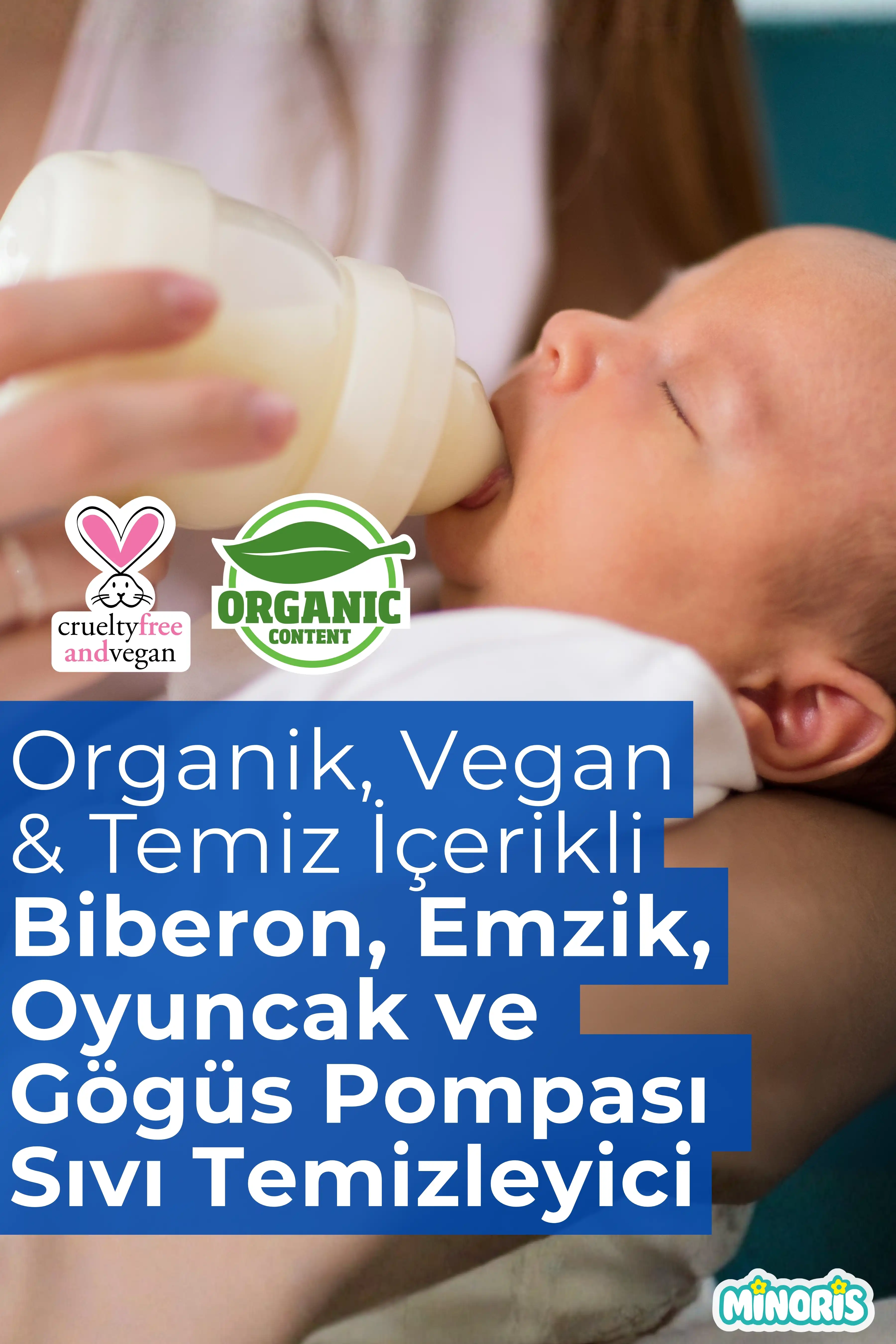 Minoris Baby Organik Biberon Temizleyici 500 ml