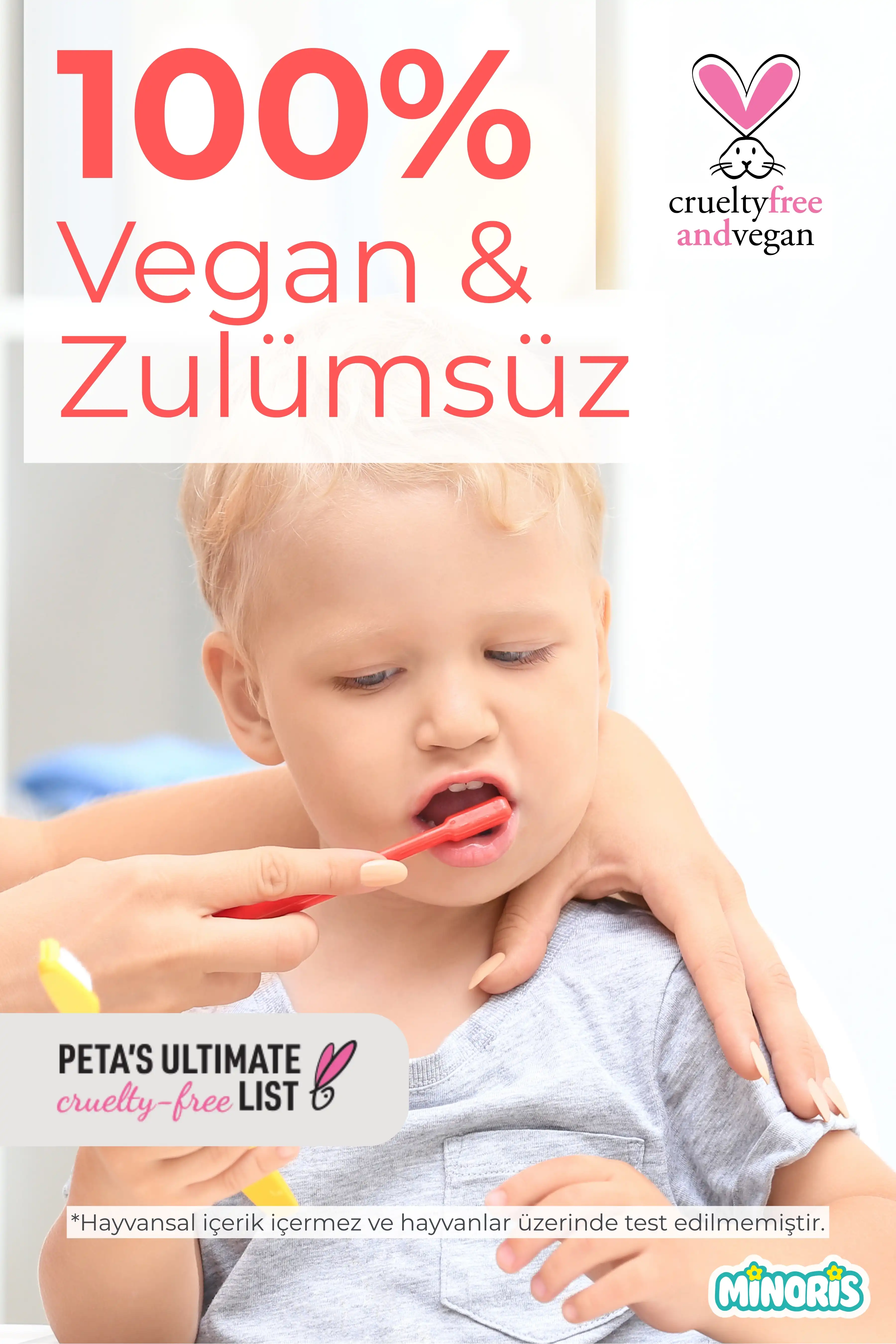 Minoris Kids Organik Çocuk Diş Macunu 75 ml