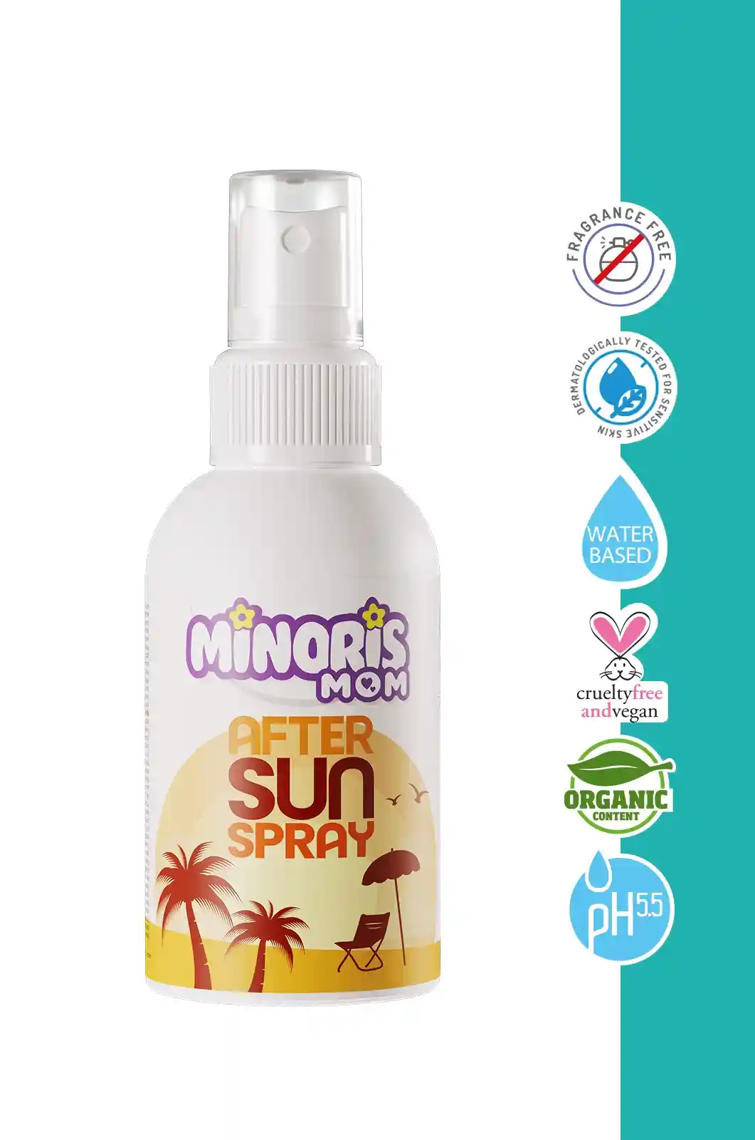 Minoris Mom After Sun 100 ml | Doğal, Ferahlatıcı ve Yoğun Nemlendirici Güneş Sonrası Sprey