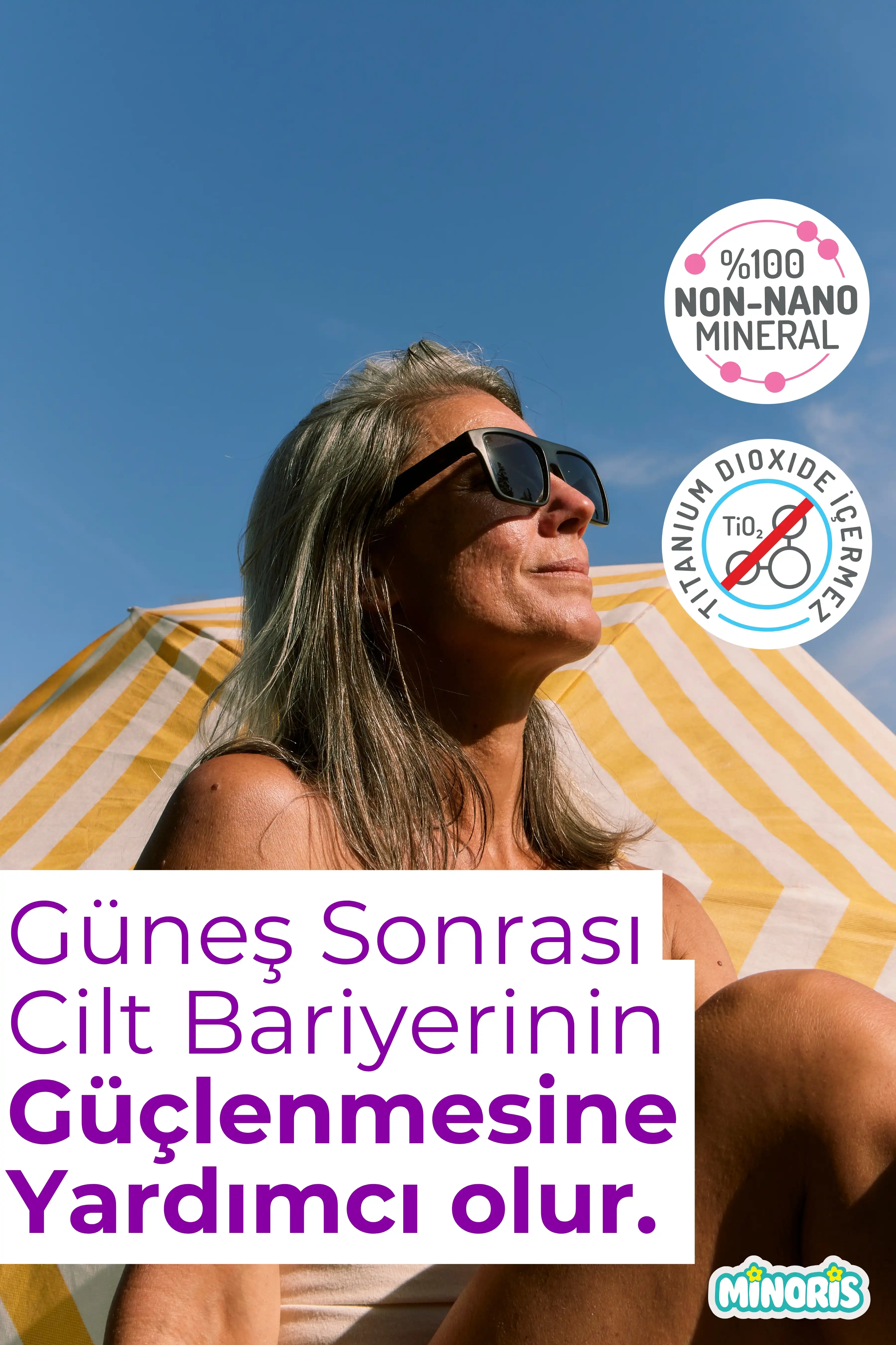 Minoris Mom Organik After Sun Sprey ve Güneş Sonrası Yoğun Nemlendirici 100 ml