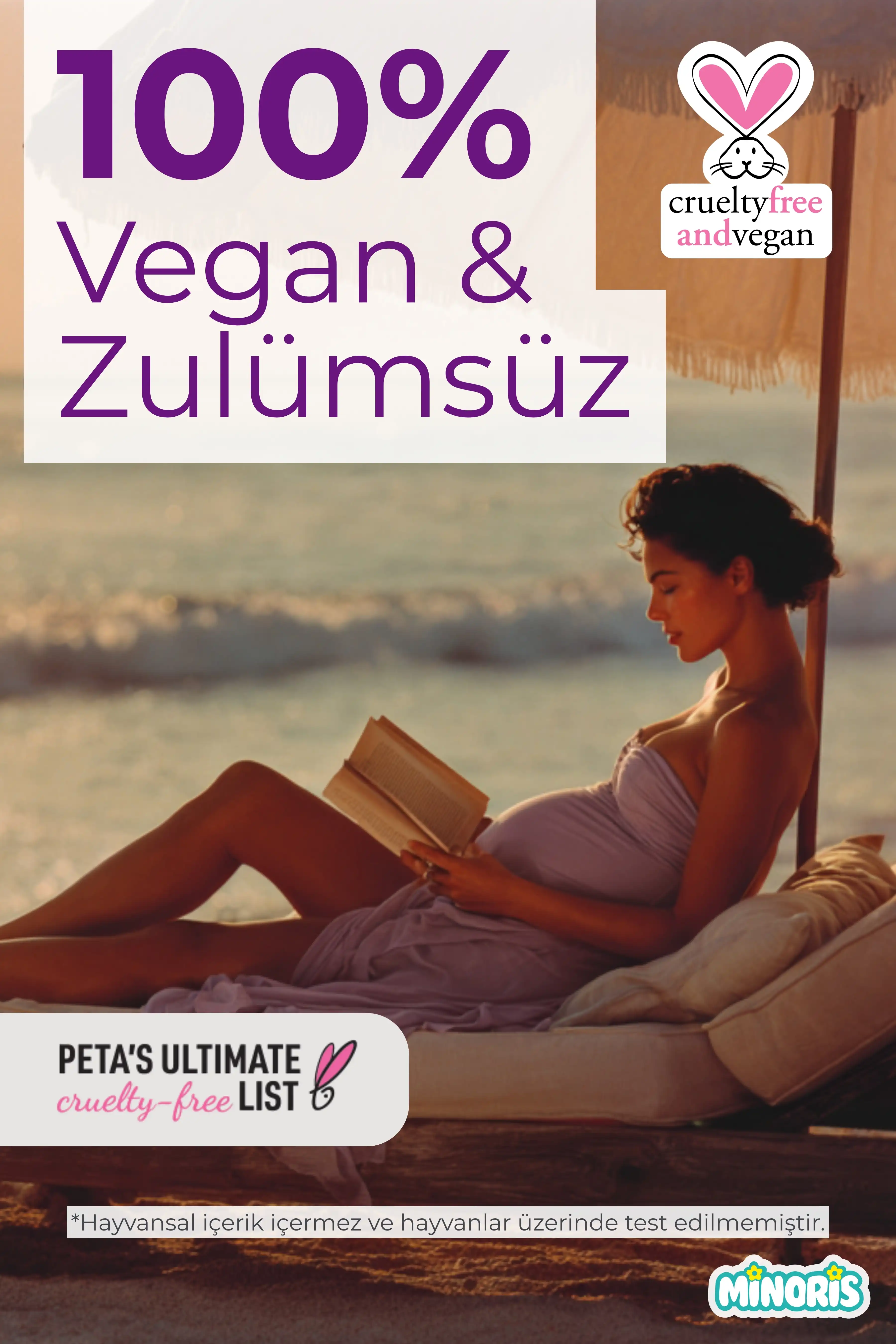 Minoris Mom Organik Hassas Ciltler İçin Güneş Kremi SPF50 150 ml