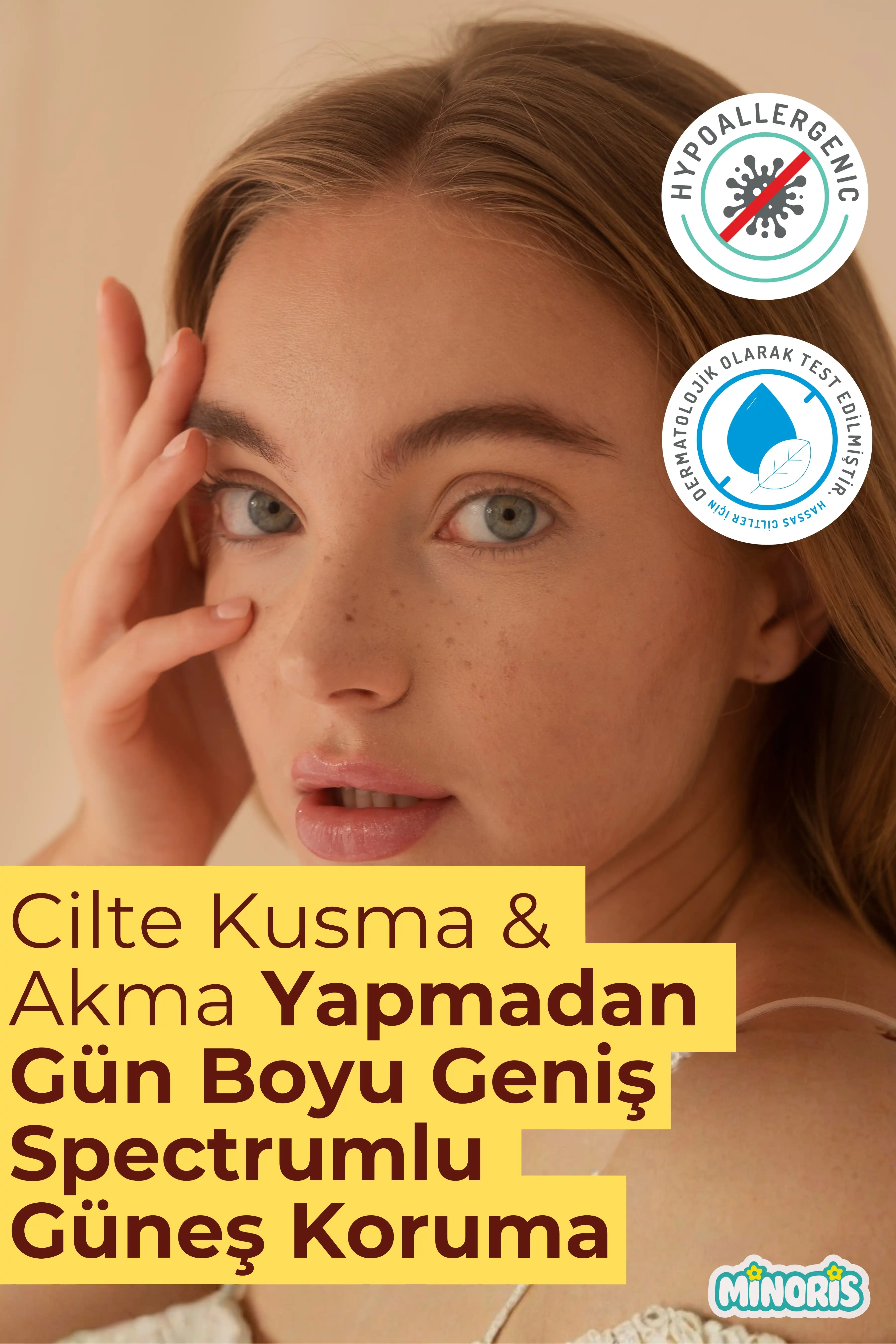 Minoris Primer Daily Organik Güneş Koruyuculu Makyaj Bazı SPF50+ PA++++ 50 ml