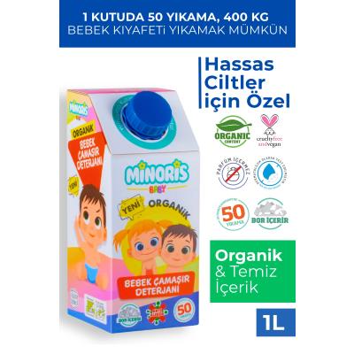 Minoris Baby Organik Antialerjik Bebek Çamaşır Deterjanı 1 LT