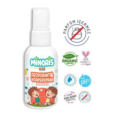 Minoris Kids Çocuk Deodorantı ve Vücut Spreyi 100ml