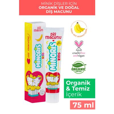 Minoris Kids Organik Çocuk Diş Macunu 75 ml