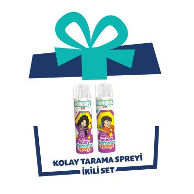 Minoris Kids Organik Kolay Tarama Saç Spreyi 2li Set