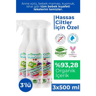 Minoris Organik Leke Çıkarıcı 3lü Set