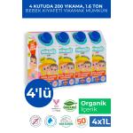 Minoris Baby Organik Antialerjik Bebek Çamaşır Deterjanı 4lü Set