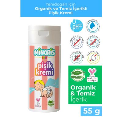 Minoris Baby Organik Bebek Pişik Kremi 55 gr