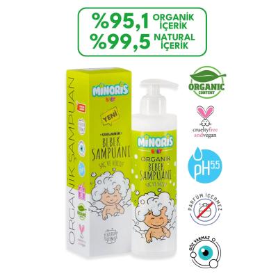 Minoris Baby Organik Bebek Saç ve Vücut Şampuanı 400ml